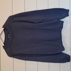 NWT Lands End Drifter Sweater    Dark Blue Size M Coastal Grandma Oversized